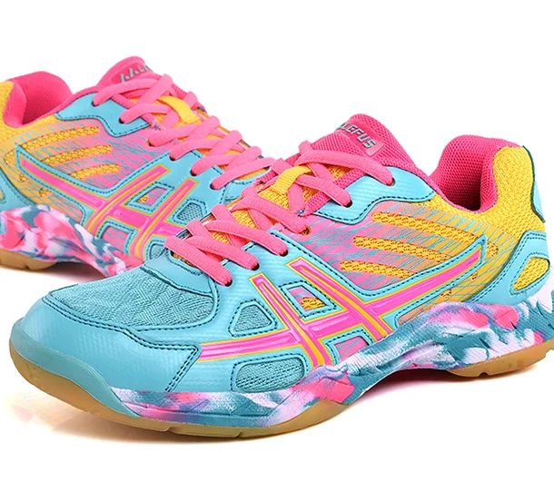 New Korean version of badminton shoes, mesh rubber sole, comfortable casual table tennis shoes for men and women