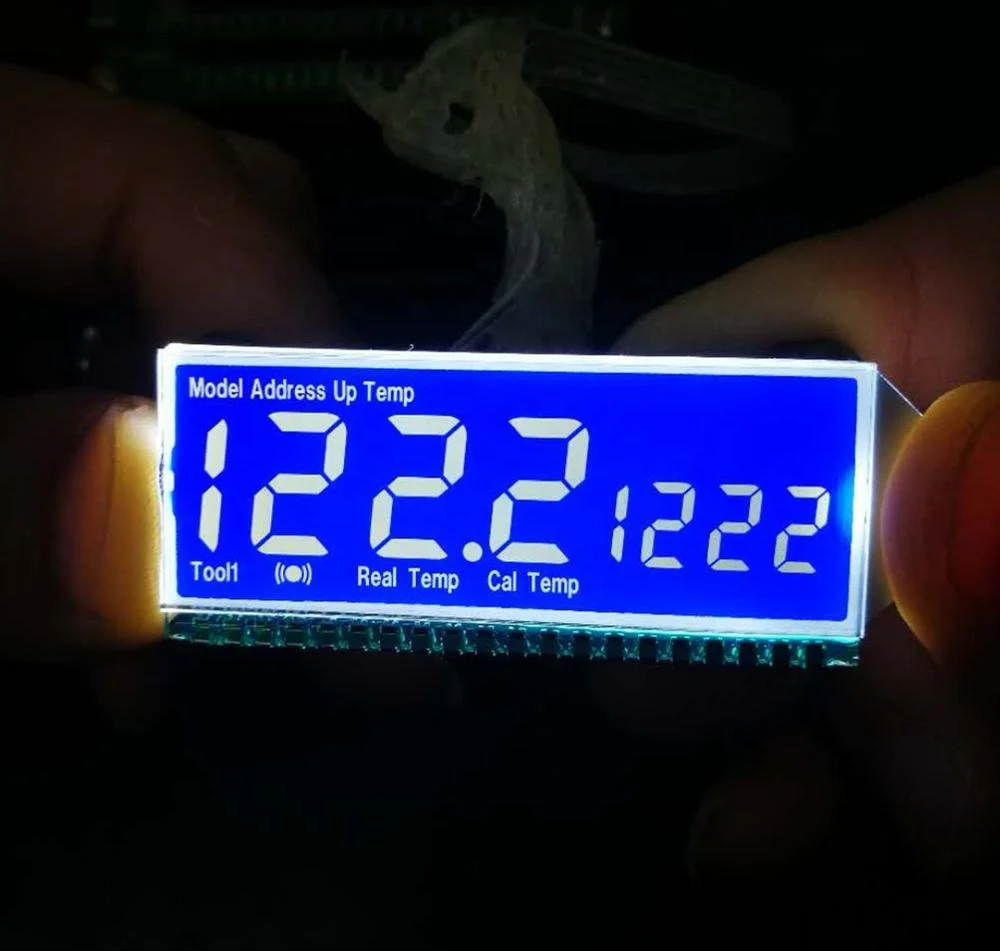 
FACTORY CUSTOM 7 SEGMENT LCD DISPLAY SCREEN MODULE 