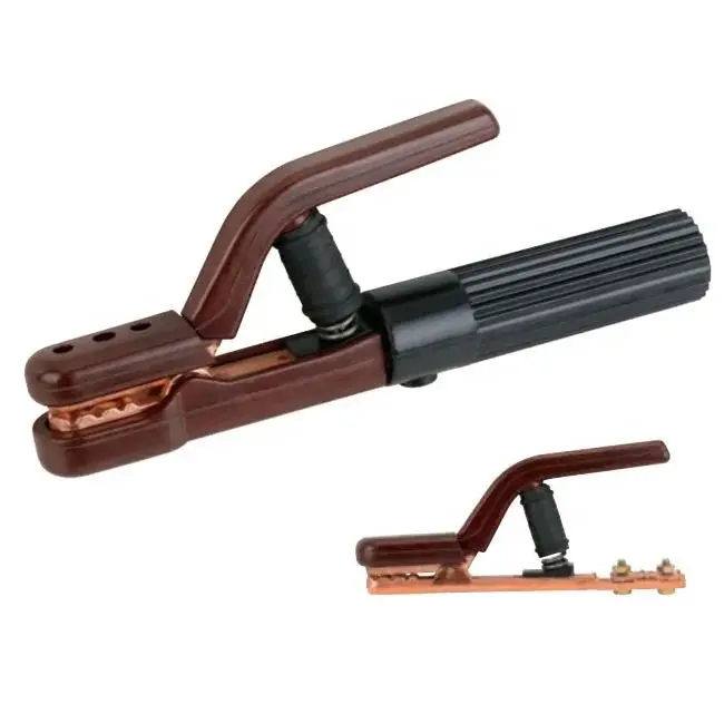 High Quality Japanese Type Custom Arc Welding Tools Electrode Clamp 500-800A Copper Electrode Holder