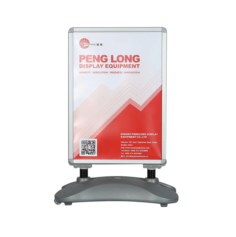 Sidewalk sandwich board signs A0 Outdoor double sides Poster Stands waterbase display board