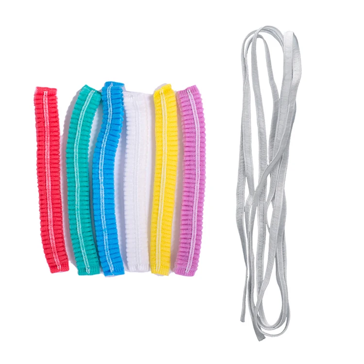 4 MM Latex Elastic Band  with 2 Core  Elastic  Braided Flat Strip  for Garment
