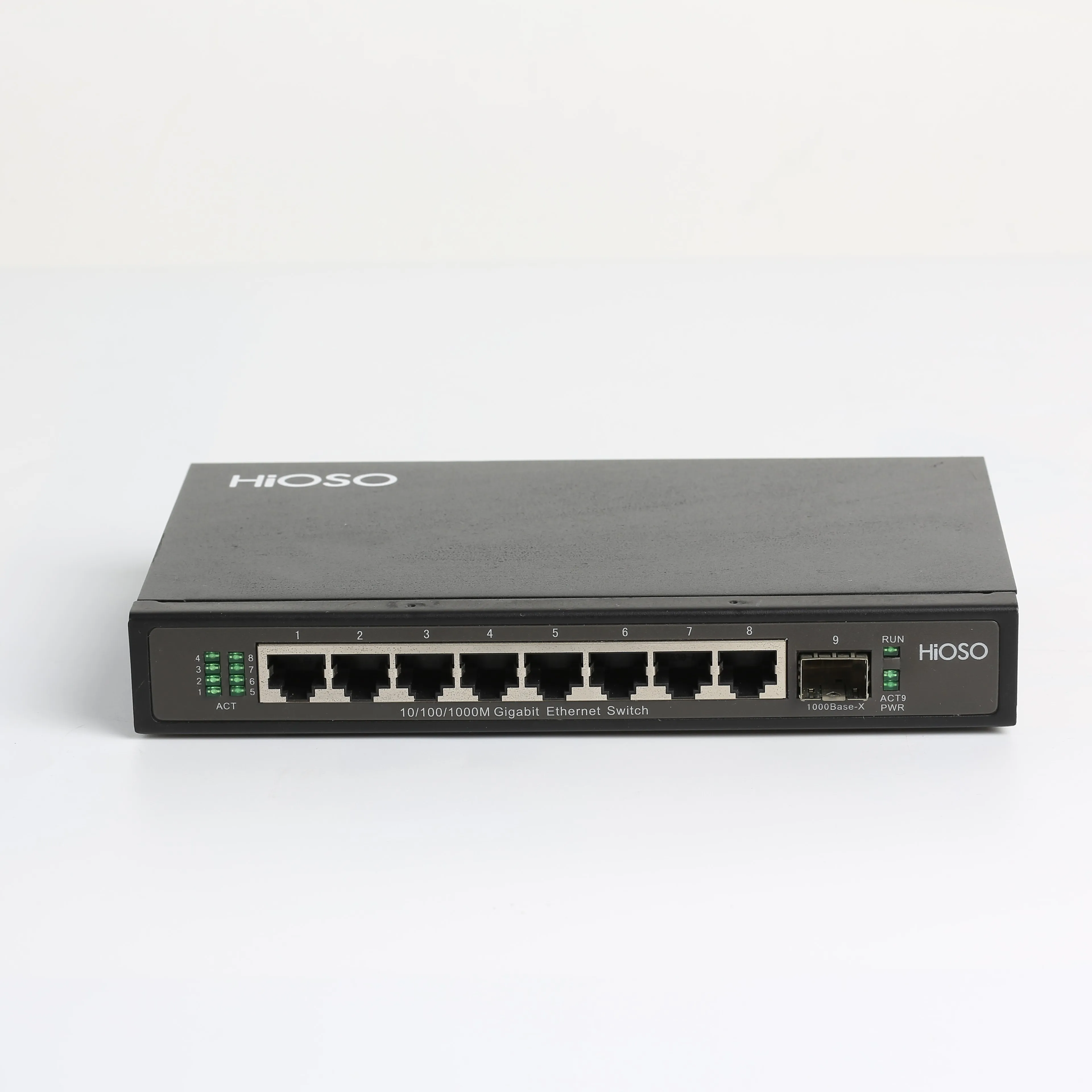 10-портовый коммутатор печатной платы IN OUT 8*10/100 Мбит/с RJ45 порты Реверсивный коммутатор с портом SFP Uplink
