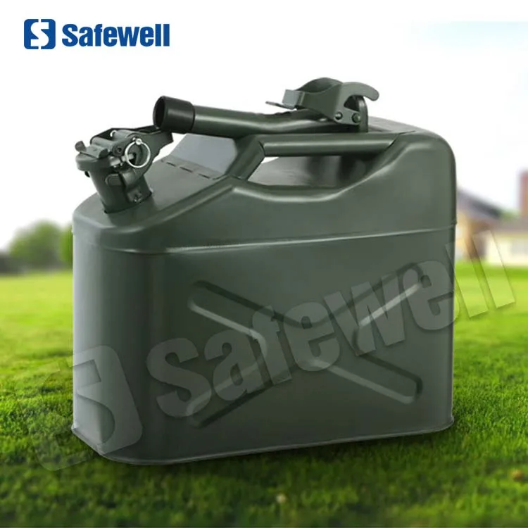 SWJC 04 stainless steel fuel tanks car cooking oil Vertical  Metal jerry can holder 5l