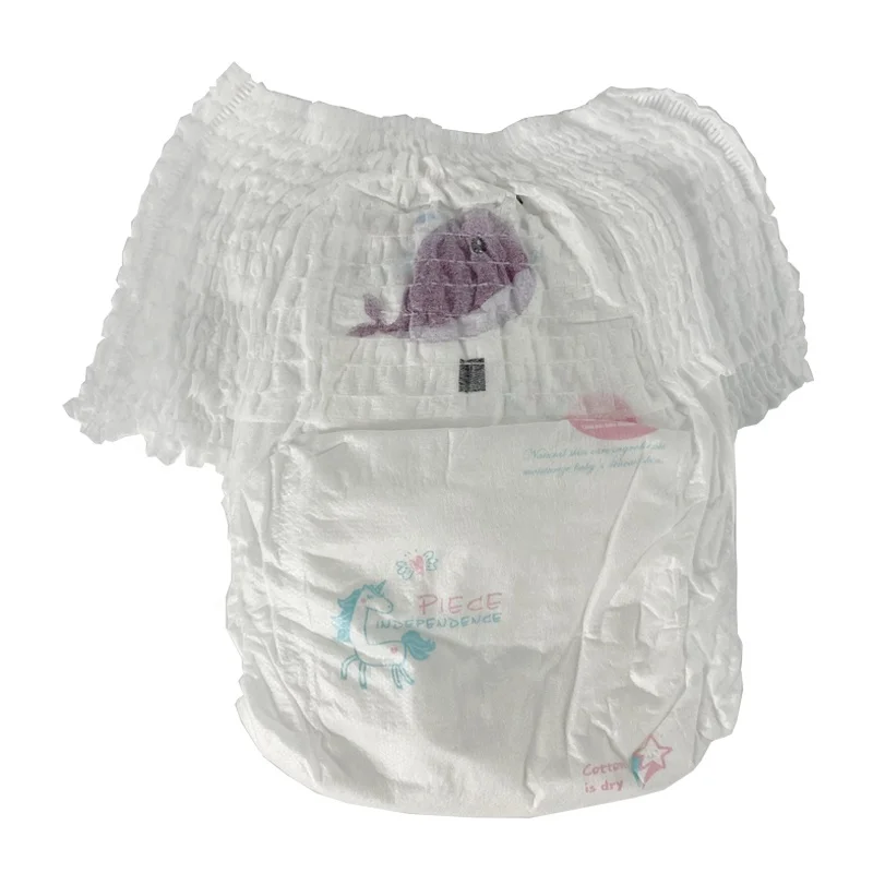 Best Selling Pampering New born Disposable Cheap Price Soft Clothlike Baby Pants Diaper From China