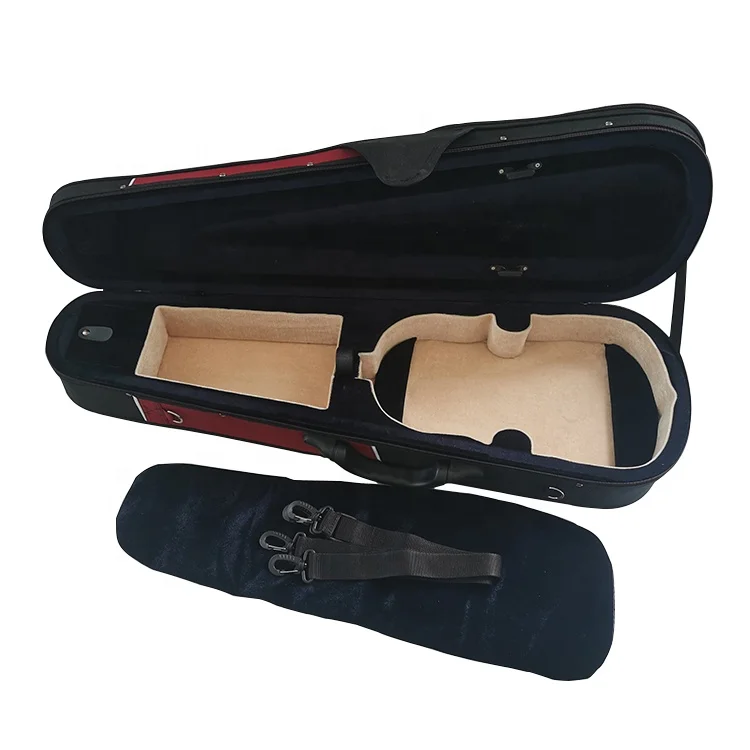 Китайский профессиональный чехол из ткани Оксфорд Красного/черного цвета для студентов вспененный легкий Чехол для скрипки и альта 1002VA