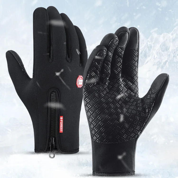 Winter Touchscreen Cycling Glove Thicken Warm Glove Running Climbing