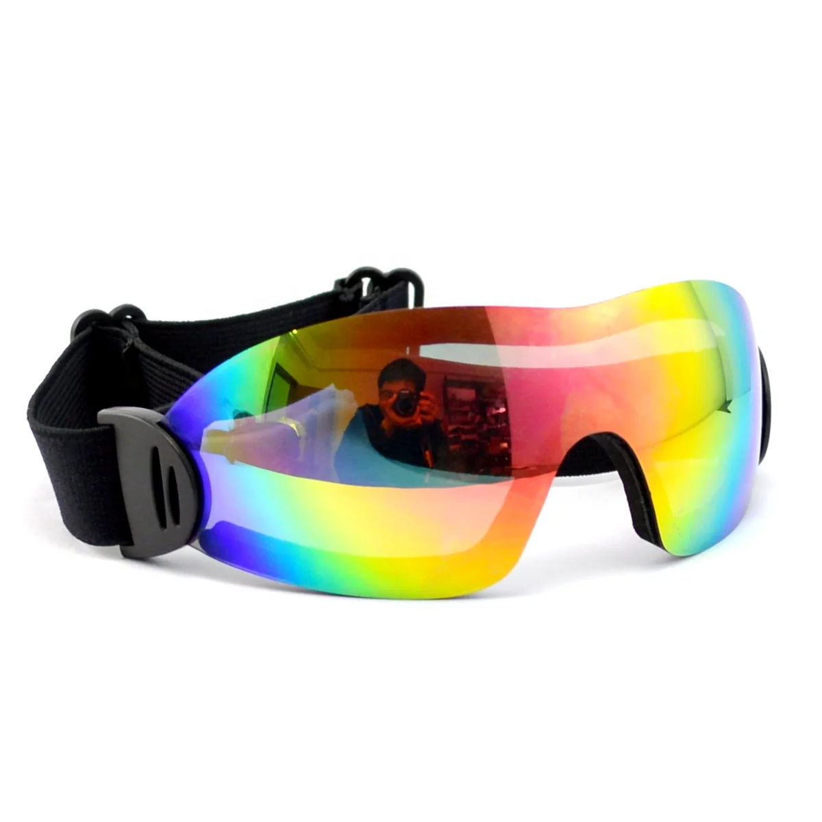 Quick adjustable headband Windproof Anti impact Skydiving goggles Mirror Skydiving Glasses with soft face foam