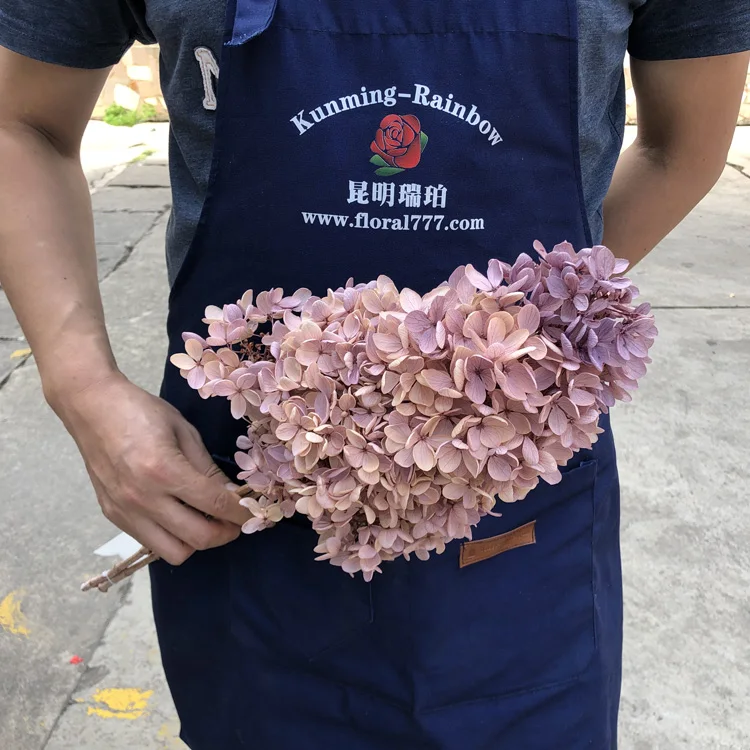 Home Wedding Decorations the Real Touch Natural Dried Hydrangeas flowers artificial Preserved Hydrangeas