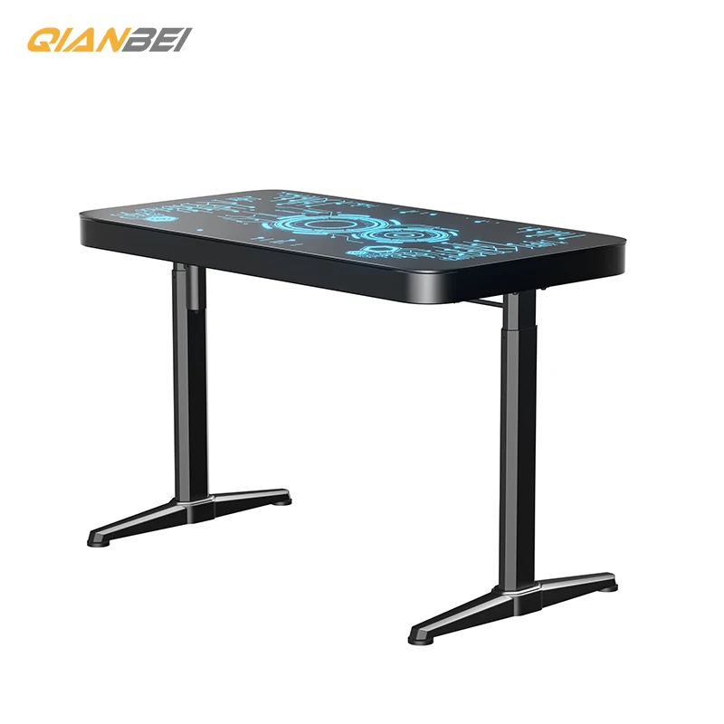 Sinonis Factory Wholesale PC Computer Gaming Desk Set Mdf Top and Wooden Table for Home Office