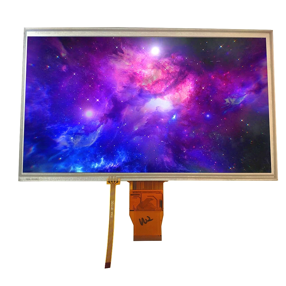 10 inch touch screen 1024 * 600 resolution RGB interface TFT screen LCD lcd backlight  with RTP display