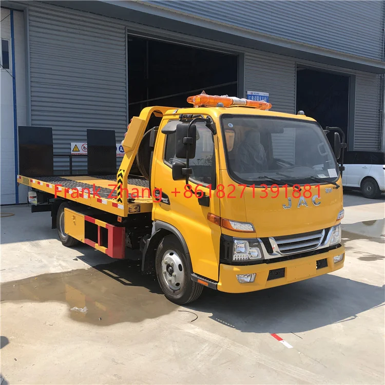 4x2 JAC 3 tons recovery truck for sale