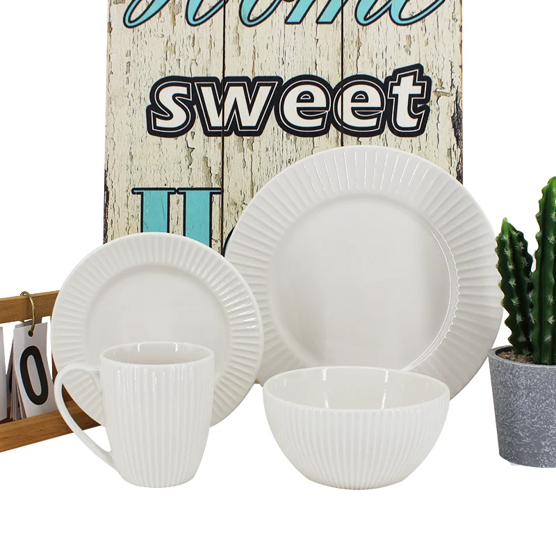 Reusable plates dinnerware luxury porcelain dinner set roya ceramic dinnerware set design