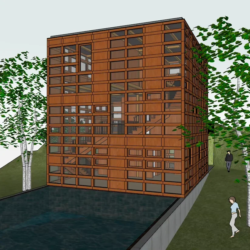 3D house plans drawing