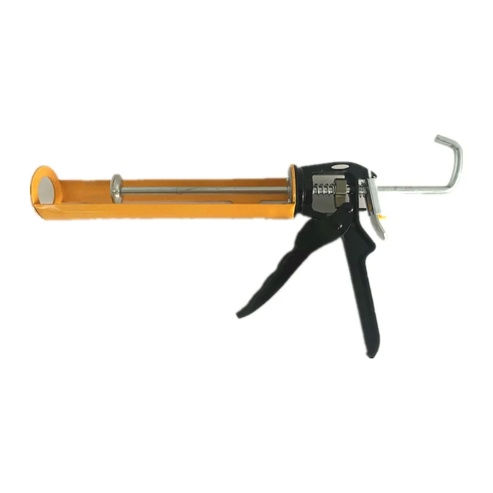 Swivel barrel type heavy duty caulking gun for sealant and adhesive cartridges