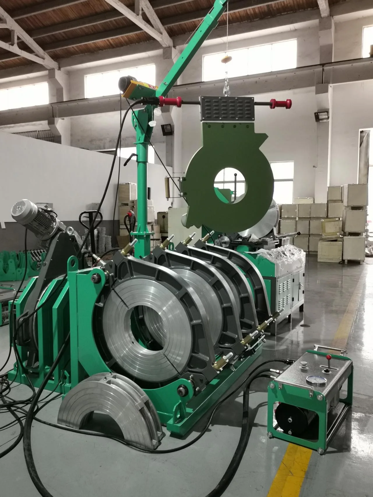 Высокое качество Заводская цена SWT-V1000H 630-100 мм Pe Hdpe стыковой сварки машина