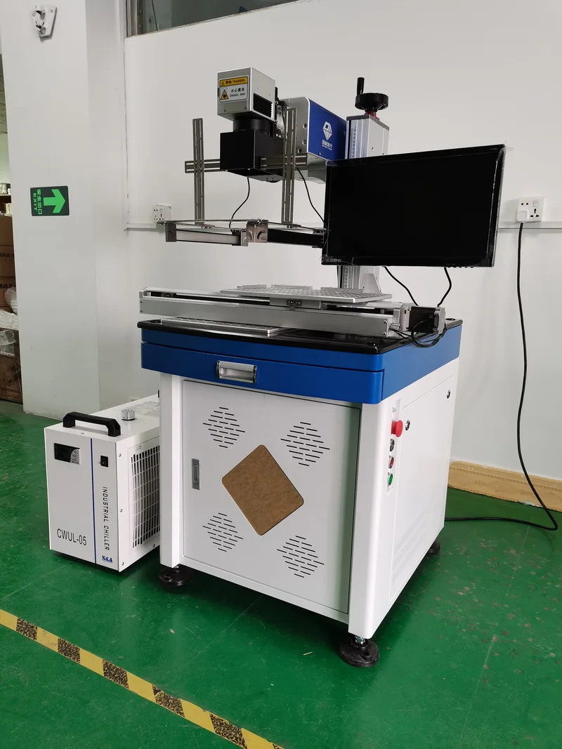 
CCD Visual Positioning UV Laser Marking Machine RFH Laser Source Movable Slides Large-format 3W 5W 8W 10W CE Certified Price 