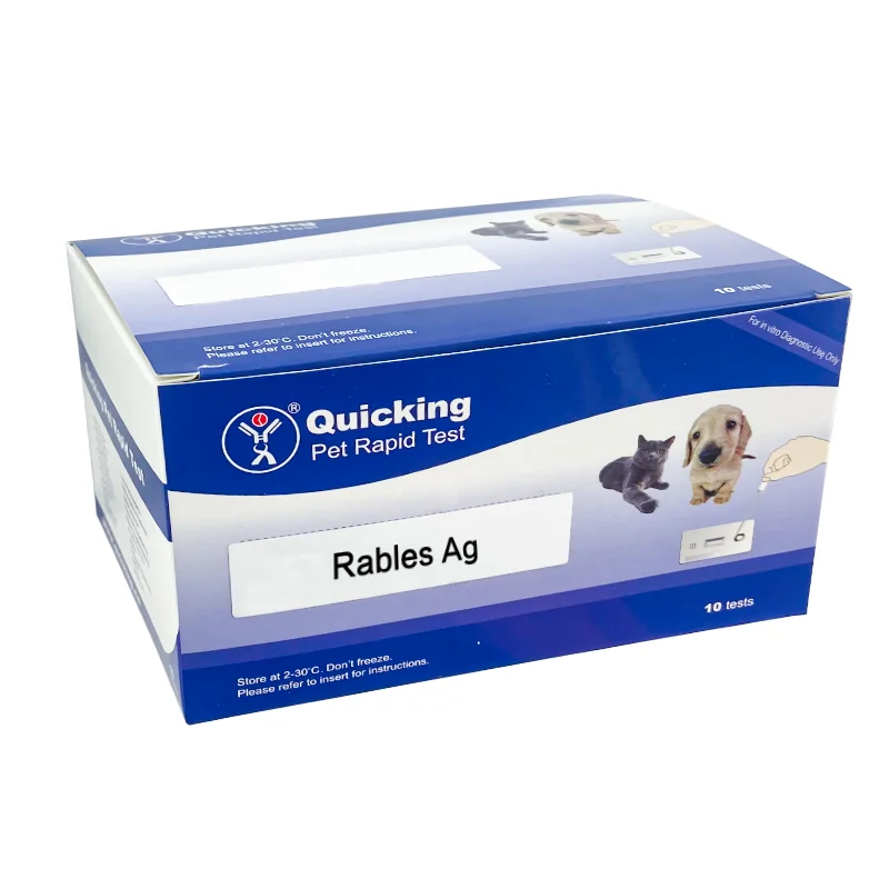 Canine rabies ag lateral flow assay kit test of dog/veterinary diagnostic strip