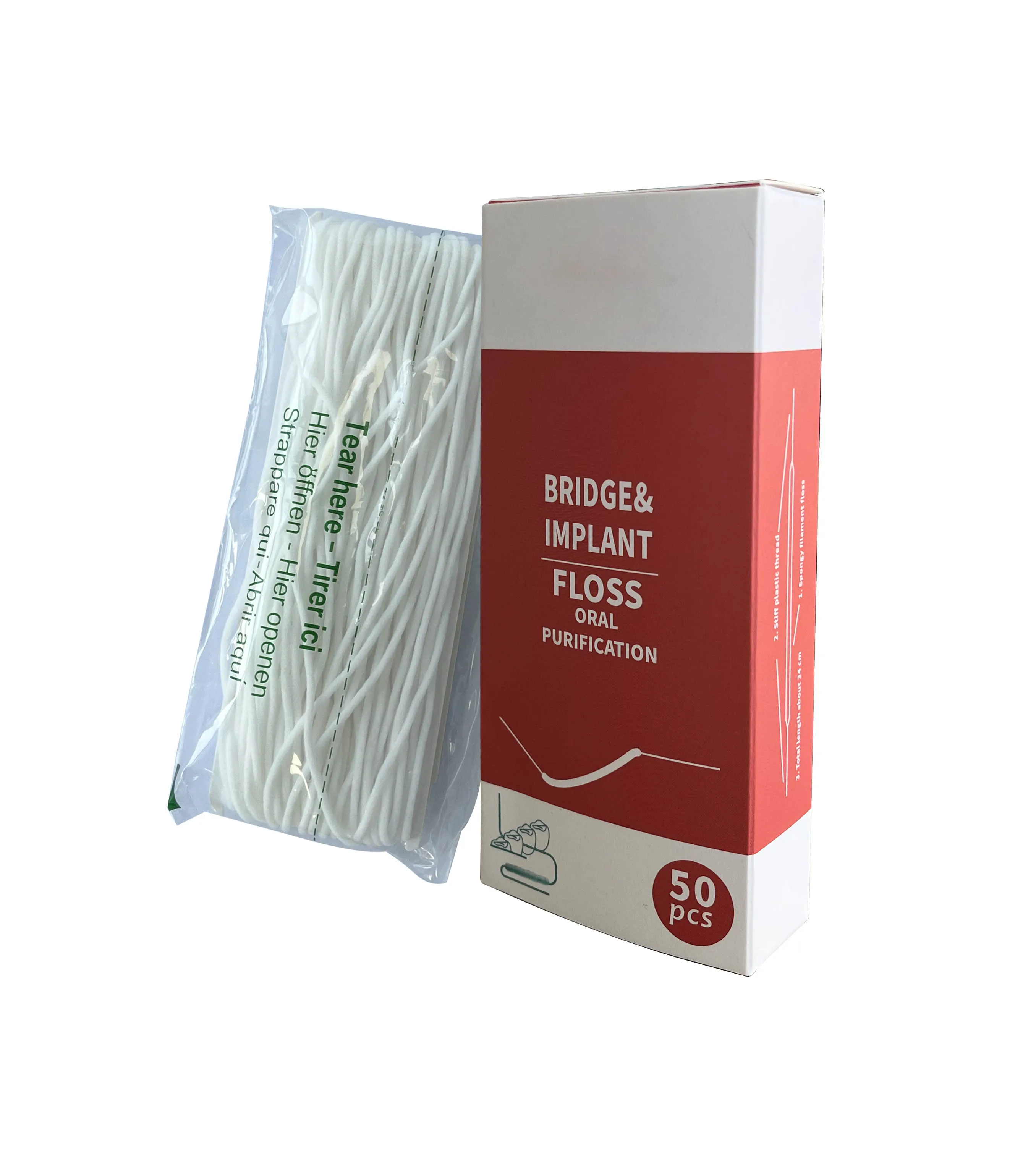 Fine Workmanship Transeasonal Safe Sustainable Super Dental Floss  Orthodontic Dental Floss For Implant & Bridge