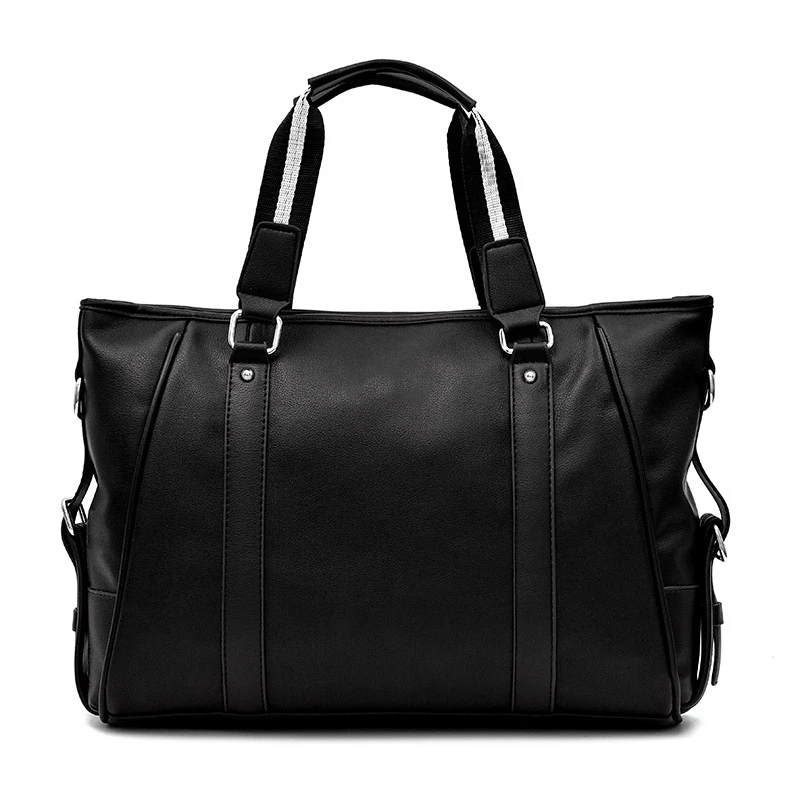 OEM Factory Wholesale Elegant Business Messenger Men Briefcases Laptop Crossbody Shoulder Bag PU Leather Bags Men Briefcase