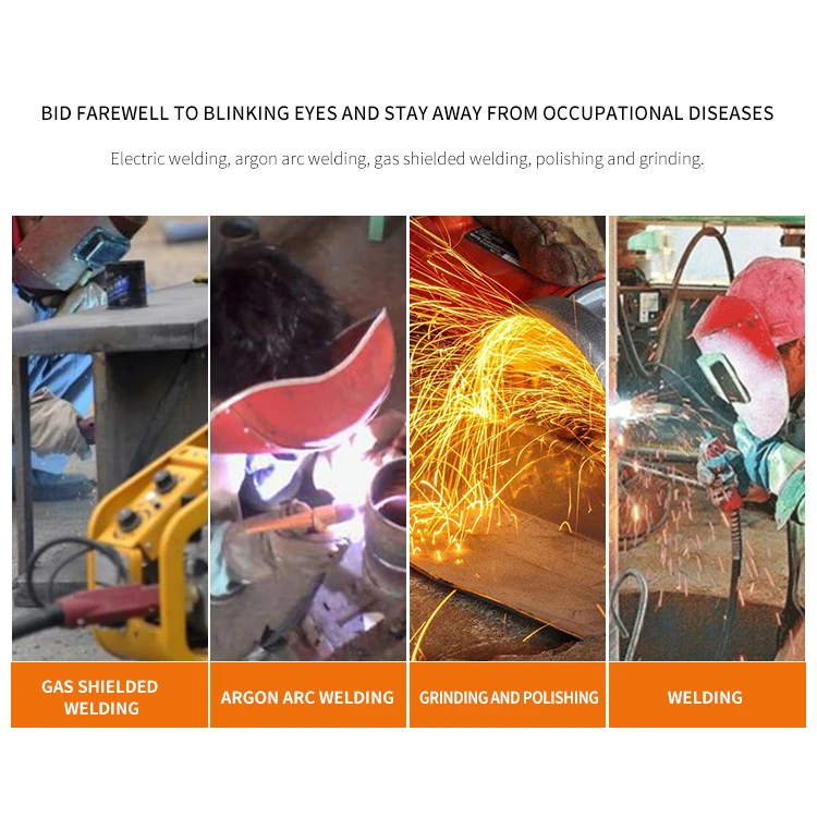 Auto-Darkening Welding Goggles Protective Safety Glasses with Plastic PC Nylon Frames for Welding and Cutting