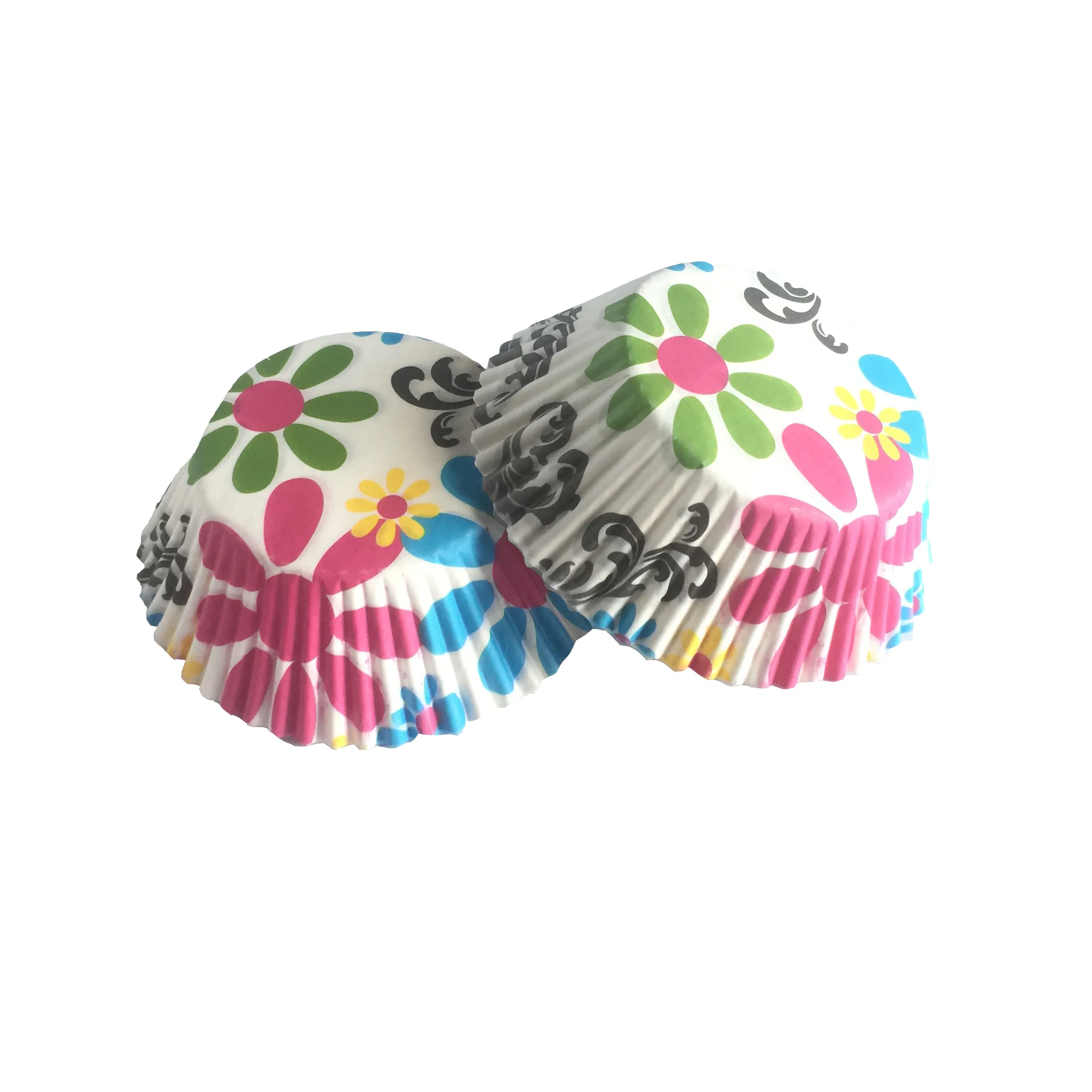 100PCS Color Printing Muffin Cases Paper Cups Cake Cupcake Liner Baking Mold Paper Cake Party Tray Cake Decorating Tool