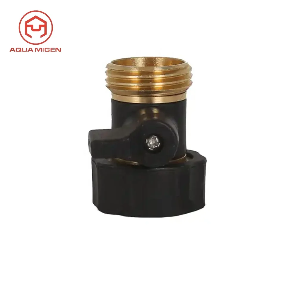 Garden 3/4 Brass Quick Coupling Tap Adaptor Hose Swivel Faucet Connector