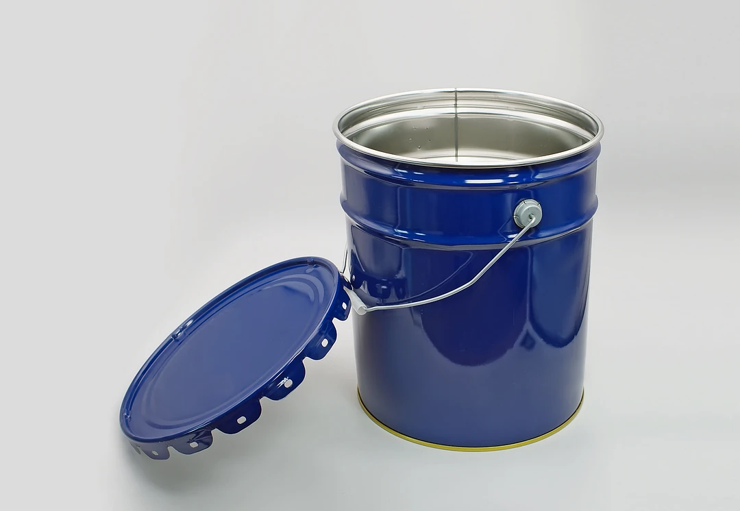 20l metal bucket white 20 liters paint can stainless steel drum