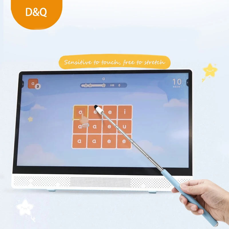 DQ Telescopic pointer pen online class finger reading stick  learning machine teaching rod instruction stick