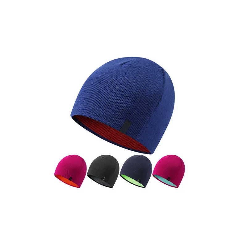 custom logo autumn winter outdoor running sports hats riding windproof and warm knitted skiing hats