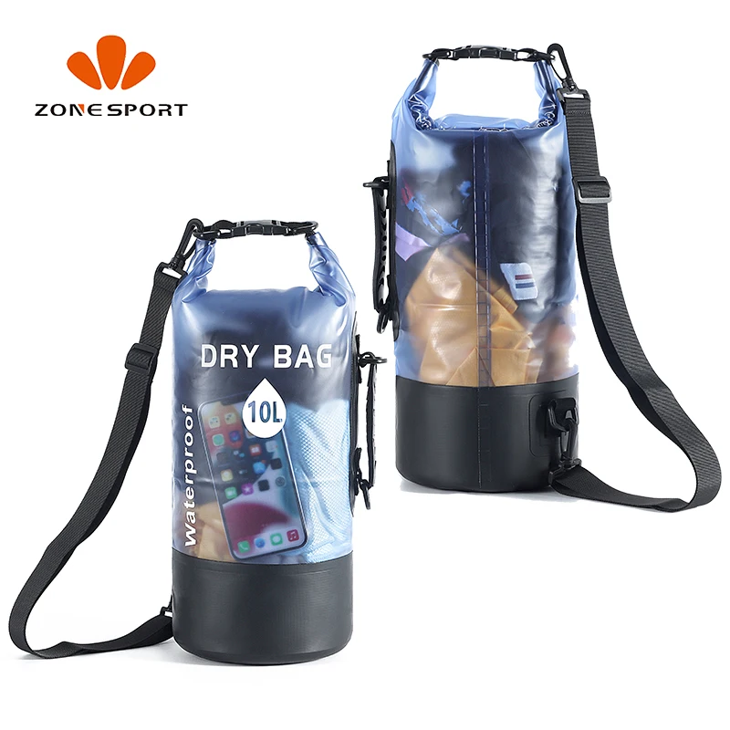 Wholesale Price Swimming Ocean Pack Dry Sack 10L Roll-top Kayaking PVC Travel Waterproof Dry Bag