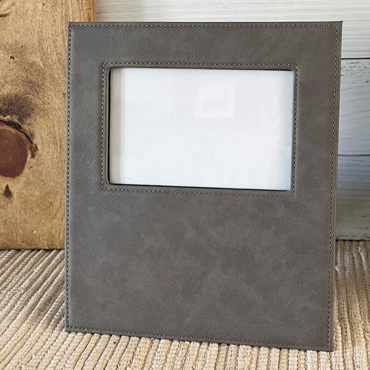 Personalized Picture Frame Laserable Leatherette Photo Frame