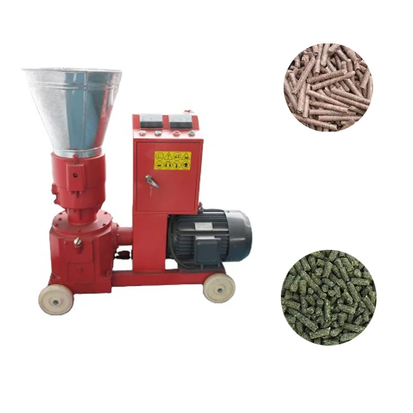 2024R High Productivity Poultry Feed Pellet Making Machine Used Seed Pelleting Machine with Reliable Engine Gear Farms Home Use