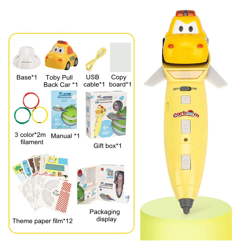 New Arrival Wireless Printing 3 D Panting Pen Cordless Toy 3D Dream Arts Pen Painting For Kids