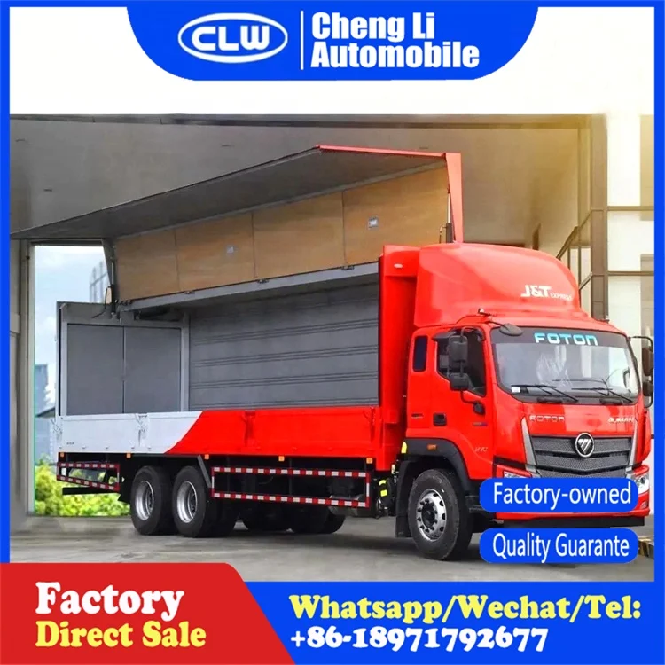 Новый Foton Auman 6x4 10 Wheeler грузовик крыло открытый фургон грузовой грузовики для продажи