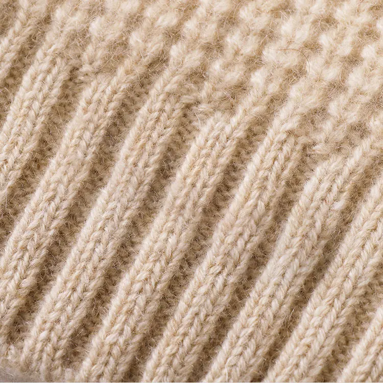 Производитель вязаных изделий на заказ, зимние универсальные вязаные дизайнерские шапки цвета хаки в японском и корейском стиле для простых поездок и защиты ушей