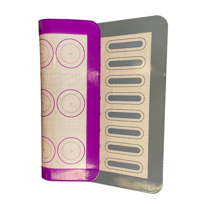 Printed silicone baking pad permanently non stick cooking paper reusable pastry  mat