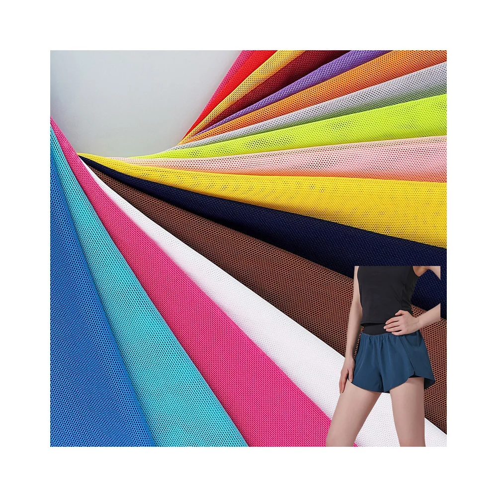 60g Soft Stretchy Fabrics Nylon Stretch Power Net Mesh Spandex Fabric For Bra Underwear