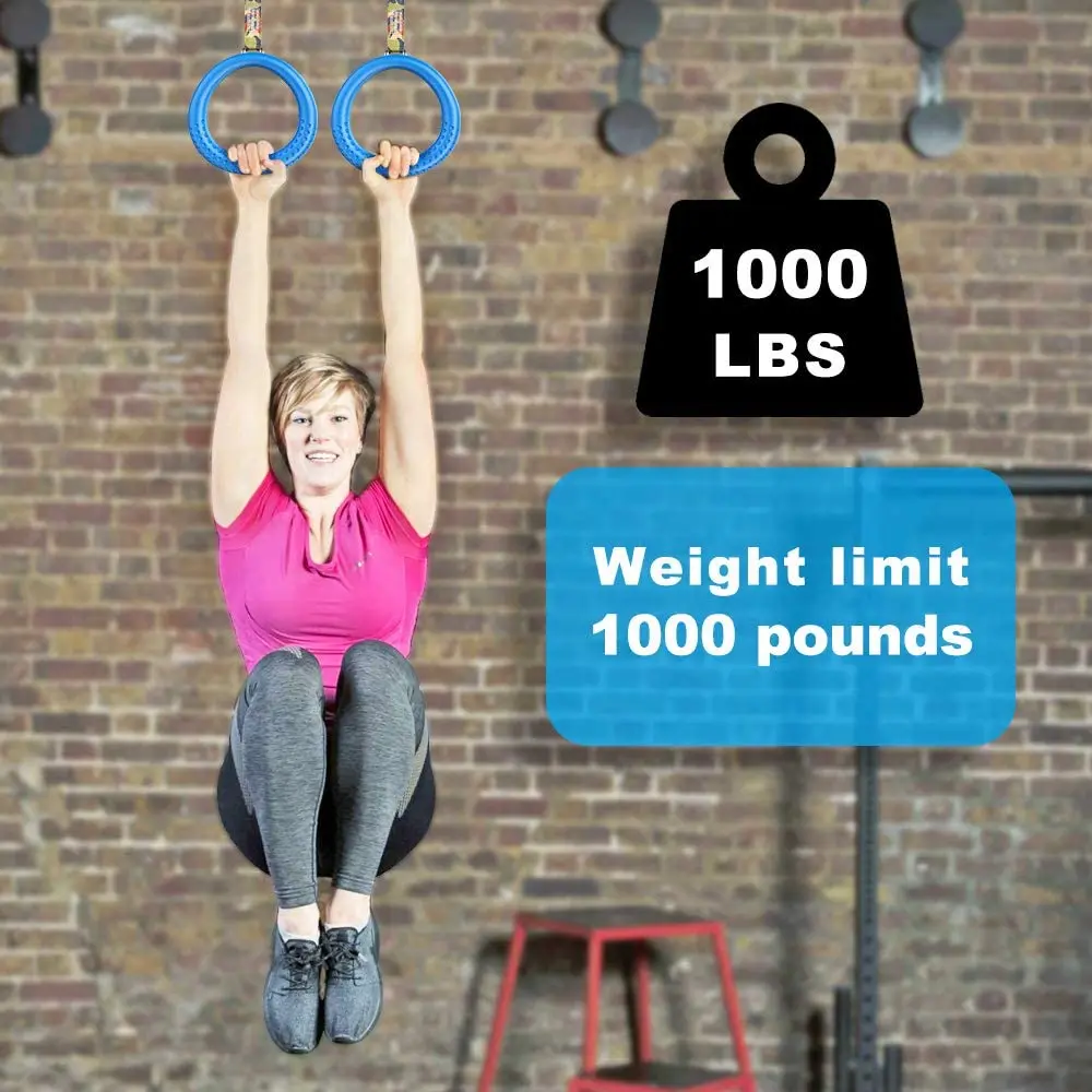 Hot sale non-slip soccer exercise training rings cross fitness abs gymnastic agility training rings with adjustable straps