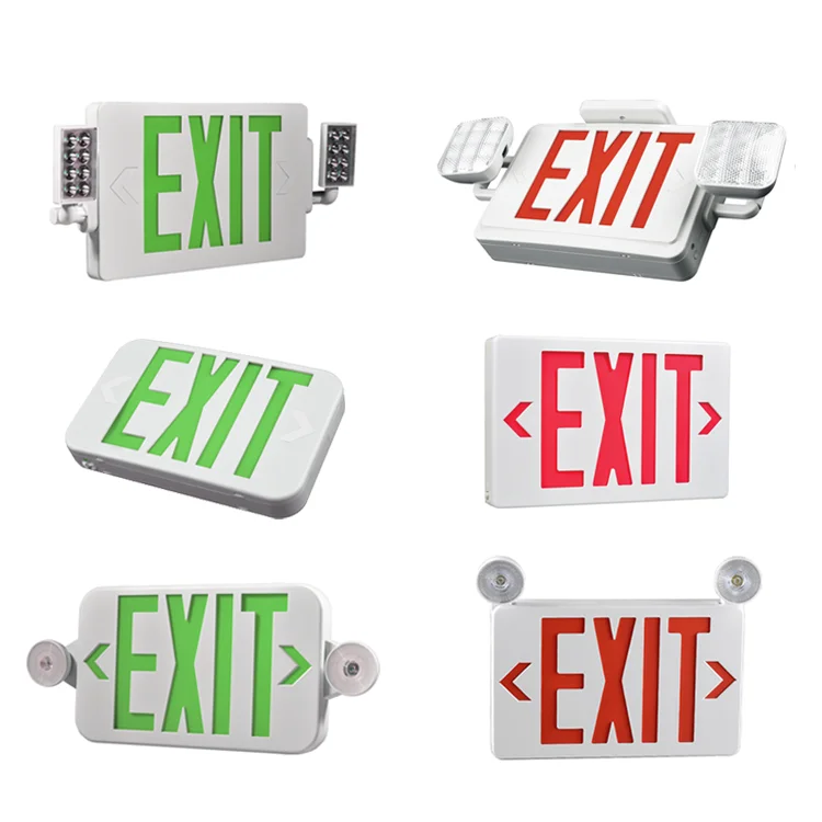 JELRM China new acrylic panel custom exit signs with battery backup