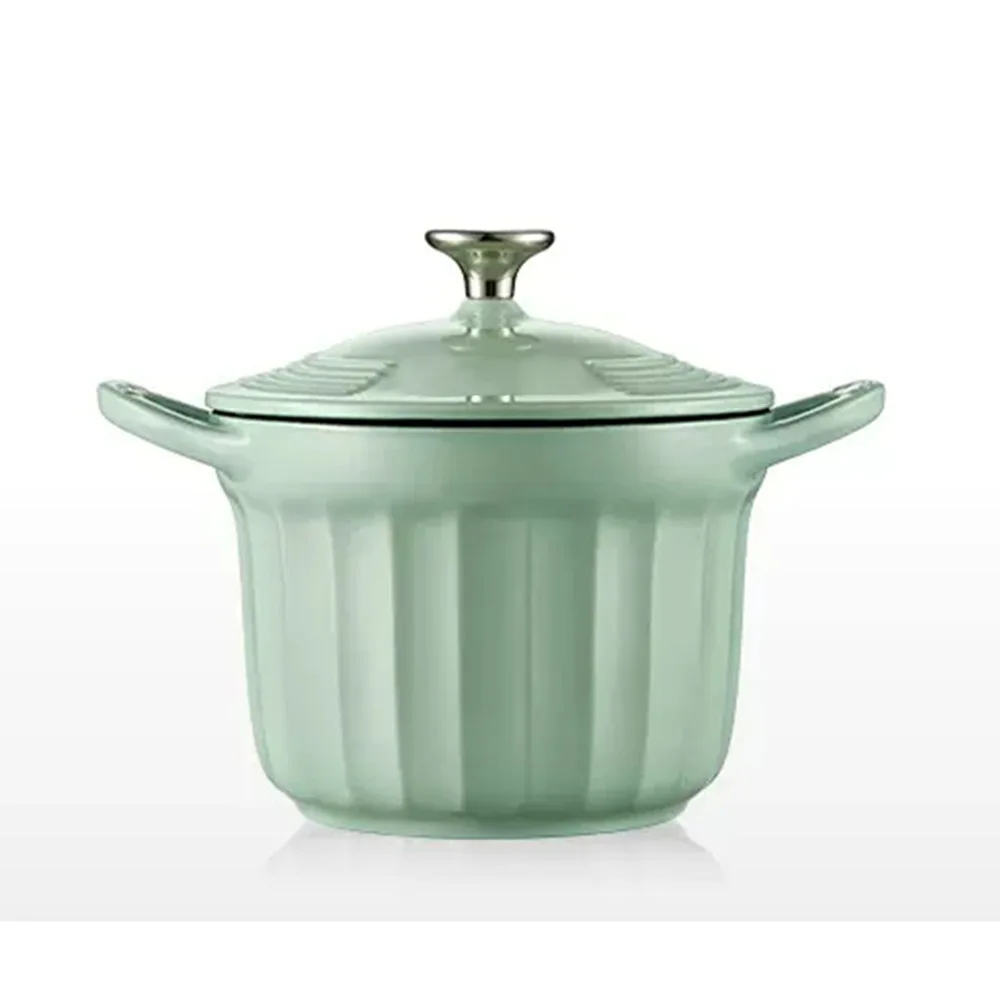 KALA Cast Iron Dutch Oven with Lid Non-Stick Ovenproof Enamelled Casserole Pot Sturdy Dutch Oven 16/18/20/22/24/26CM Cookware