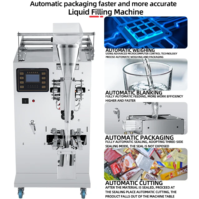Packing machine 10-25ml small bag ice pop ice lolly ice-pop-filling-sealing-machine multifunction packaging machines