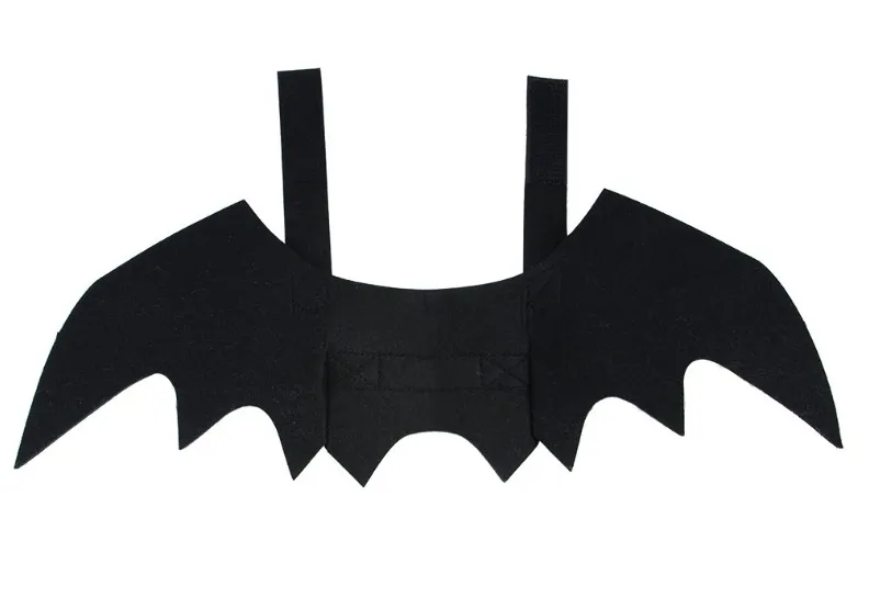 Hot new pet clothes fashion black bat wings cat dog cosplay costumes