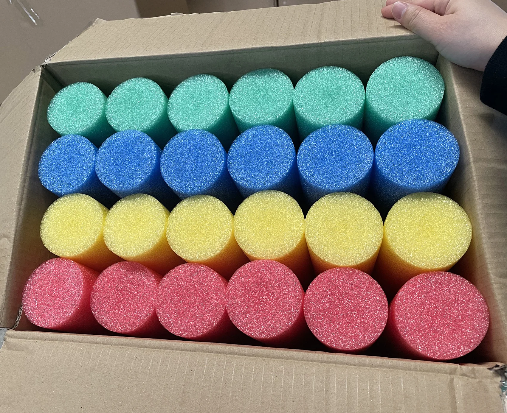 swimming noodle EPE soft floating foam solid water noodle EVA cylinder pool noodles
