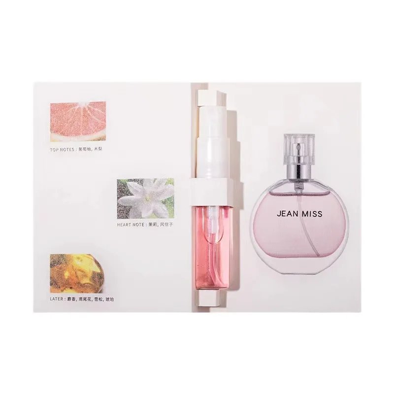 Luxury Mini 3ml Empty Perfume Tester Sample Set Luxury Brand Air Freshener for Gifts or Toys