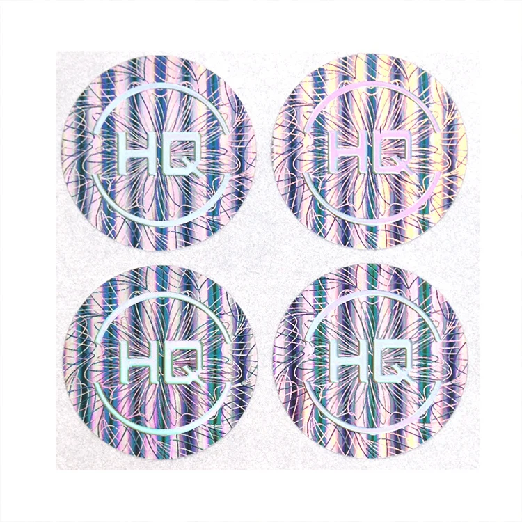 Custom Printing Private Logo Hologram Stickers Security Self Adhesive Labels