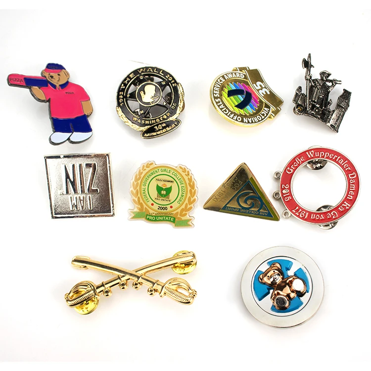 Модная эмалированная булавка для лацканов с логотипом производителя, металлические индивидуальные булавки для лацканов