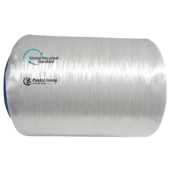 High Quality 840D-3000D Low Shrink Recycled Polyester Filament Yarn For industrial IDY With GRS Certification