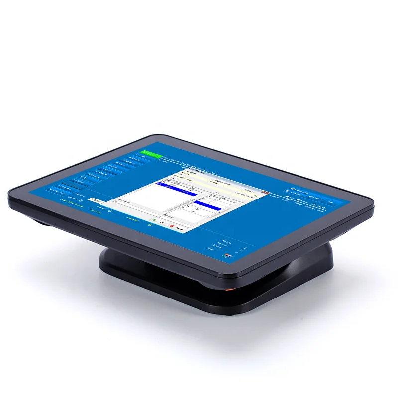 Pos factory manufacturer 15 inch integrated folding aluminum alloy touch screen Pos system Cash register