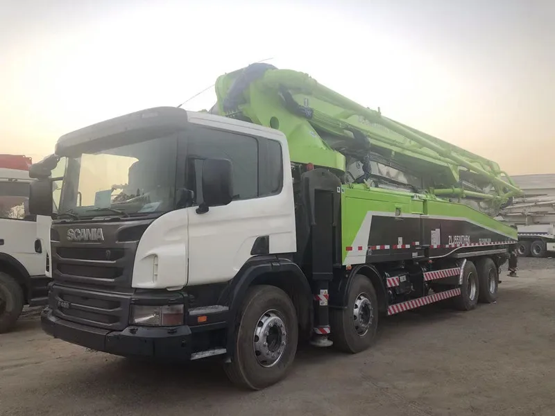 Low Price Used Construction Machinery Zoomlion Concrete Boom Pump Truck 56 Meter Concrete Pumping Machine For Sale