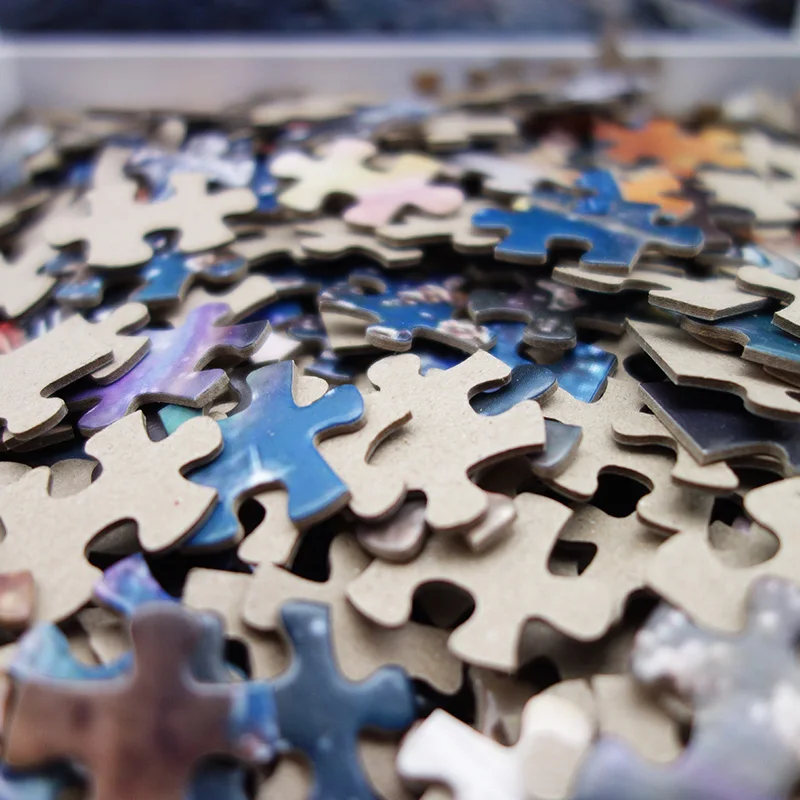 1000 pieces of funny jigsaw puzzle adult gift jigsaw puzzle 500 pieces of universe puzzle free sample